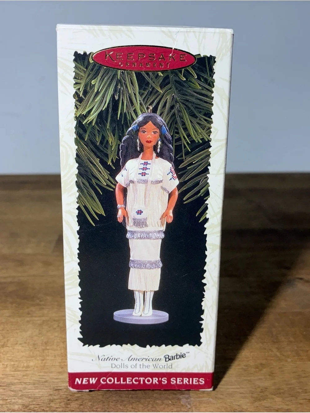 Hallmark Keepsake Barbie Dolls of the World Native American Ornament 1996 QX5561